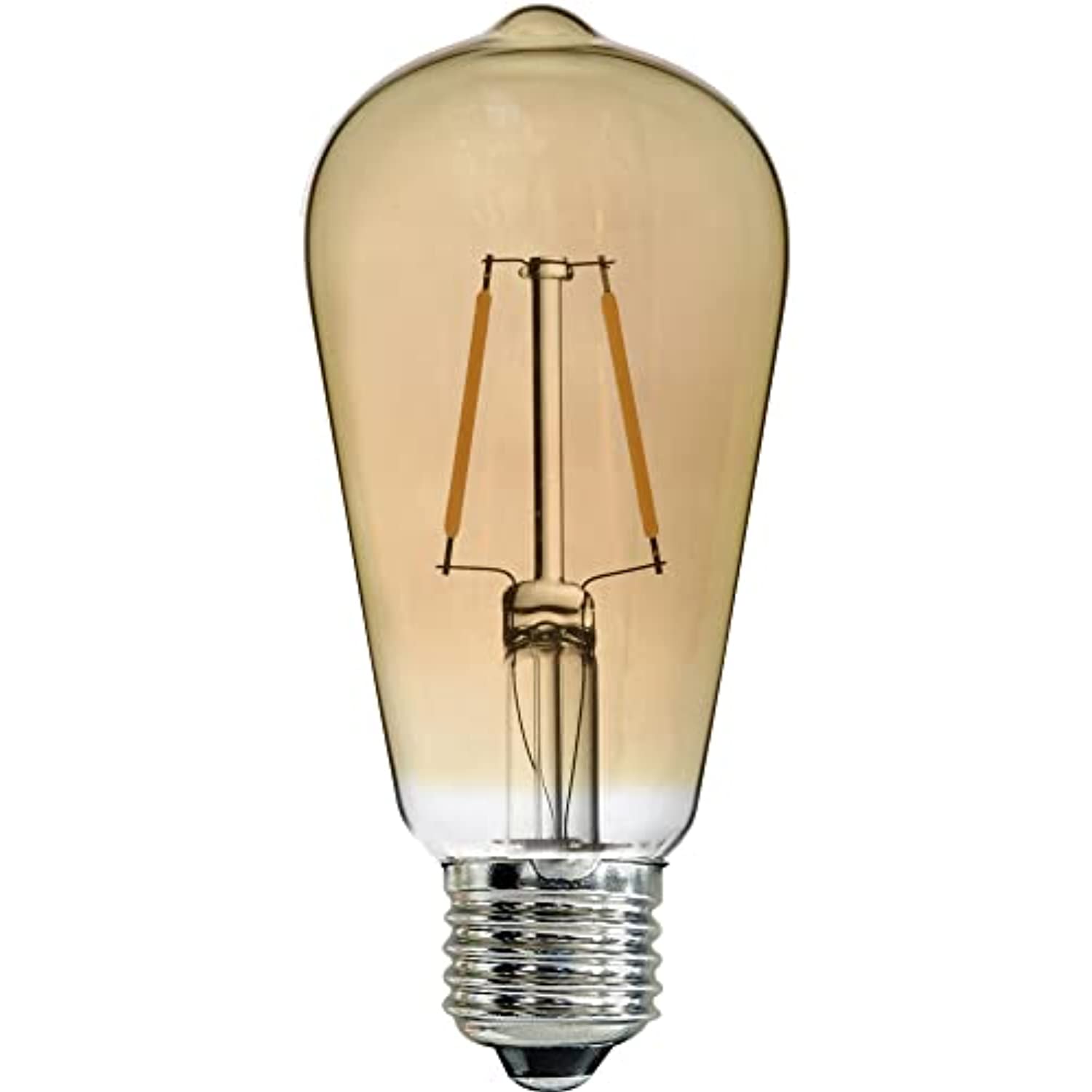 Renwil -‎LB031-3 Timmons 3-Light Modern Glass LED Light Bulb in Clear (Pack of 3) - Amber