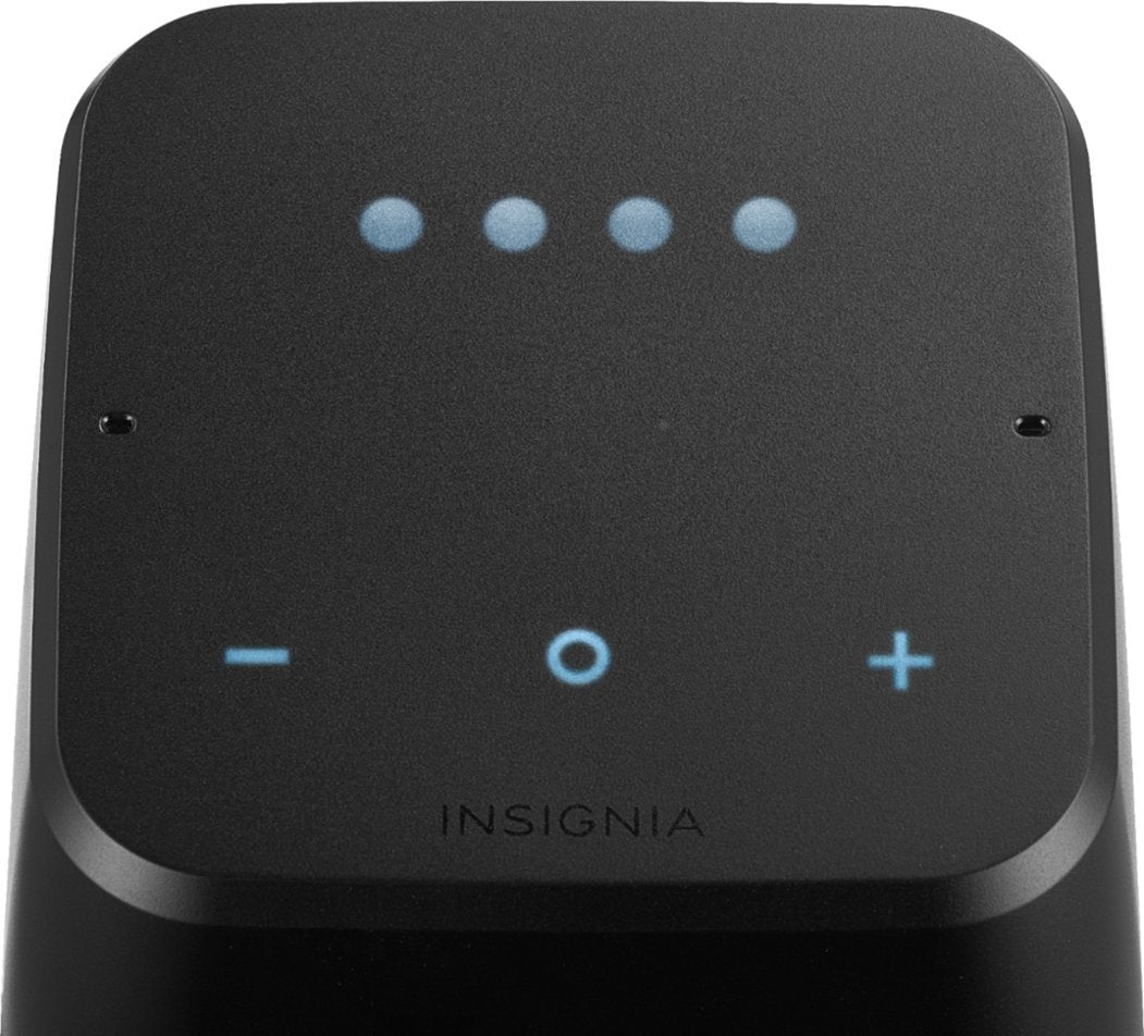Insignia™ - NS-CSPGASP2 Voice™ Smart Portable Bluetooth Speaker and Alarm Clock with Google Assistant - Gray/Black