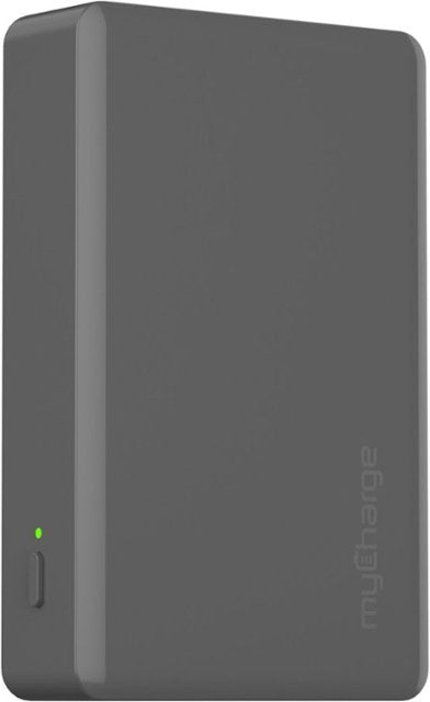 myCharge - ML90G3 MagLock 9000mAh Internal Battery Wireless Portable Charger - Graphite