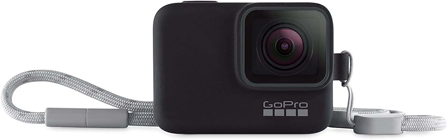 GoPro - ACSST-001 Sleeve + Lanyard in Blackout (HERO7 Black) - Official GoPro Accessory