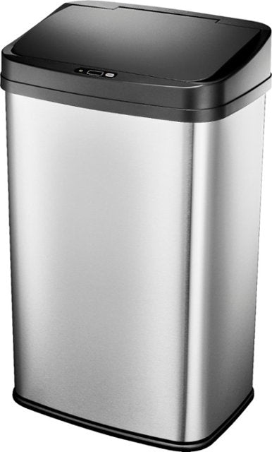 Insignia™ - NS-ATC13SS1 13 Gal. Automatic Trash Can - Stainless Steel