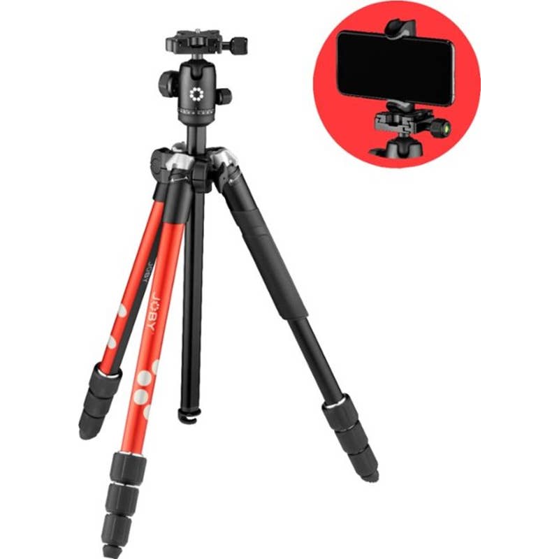 JOBY - JB01678-BWW RangePod Tripod for Camera and Vlogging - Red
