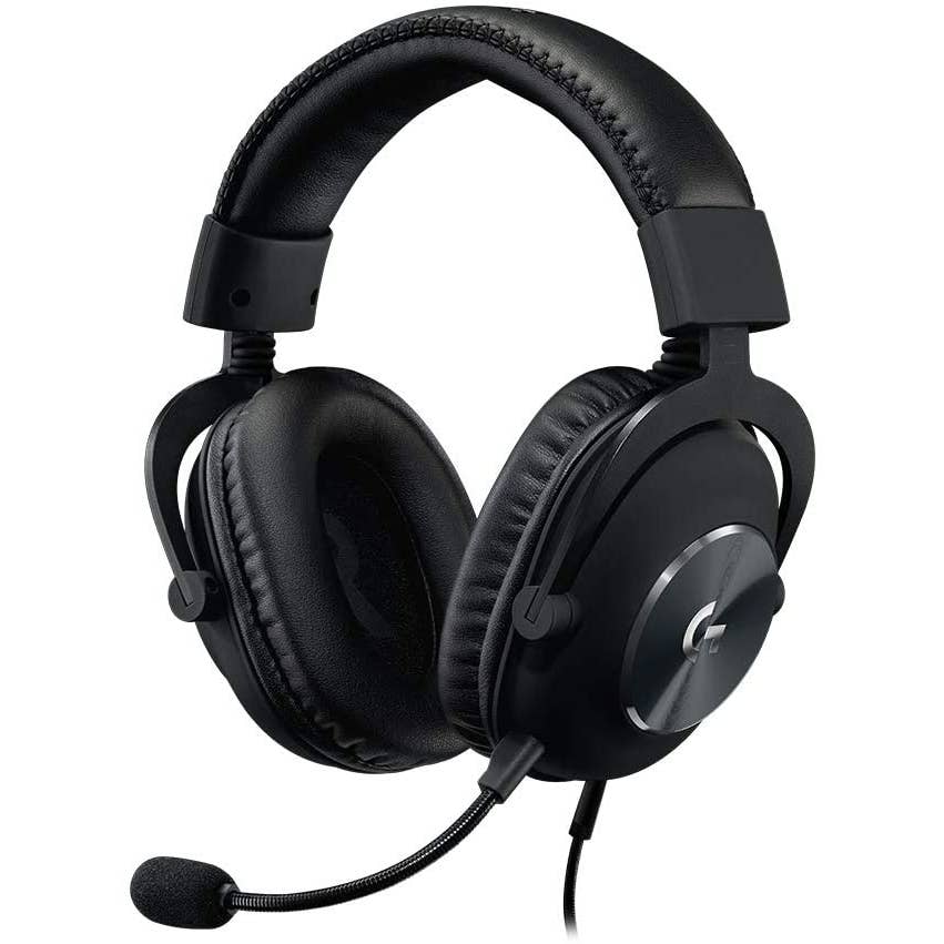 Logitech - 981-000817 G PRO X Wired 7.1 Surround Sound Over-the-Ear Gaming Headset for Windows - Black