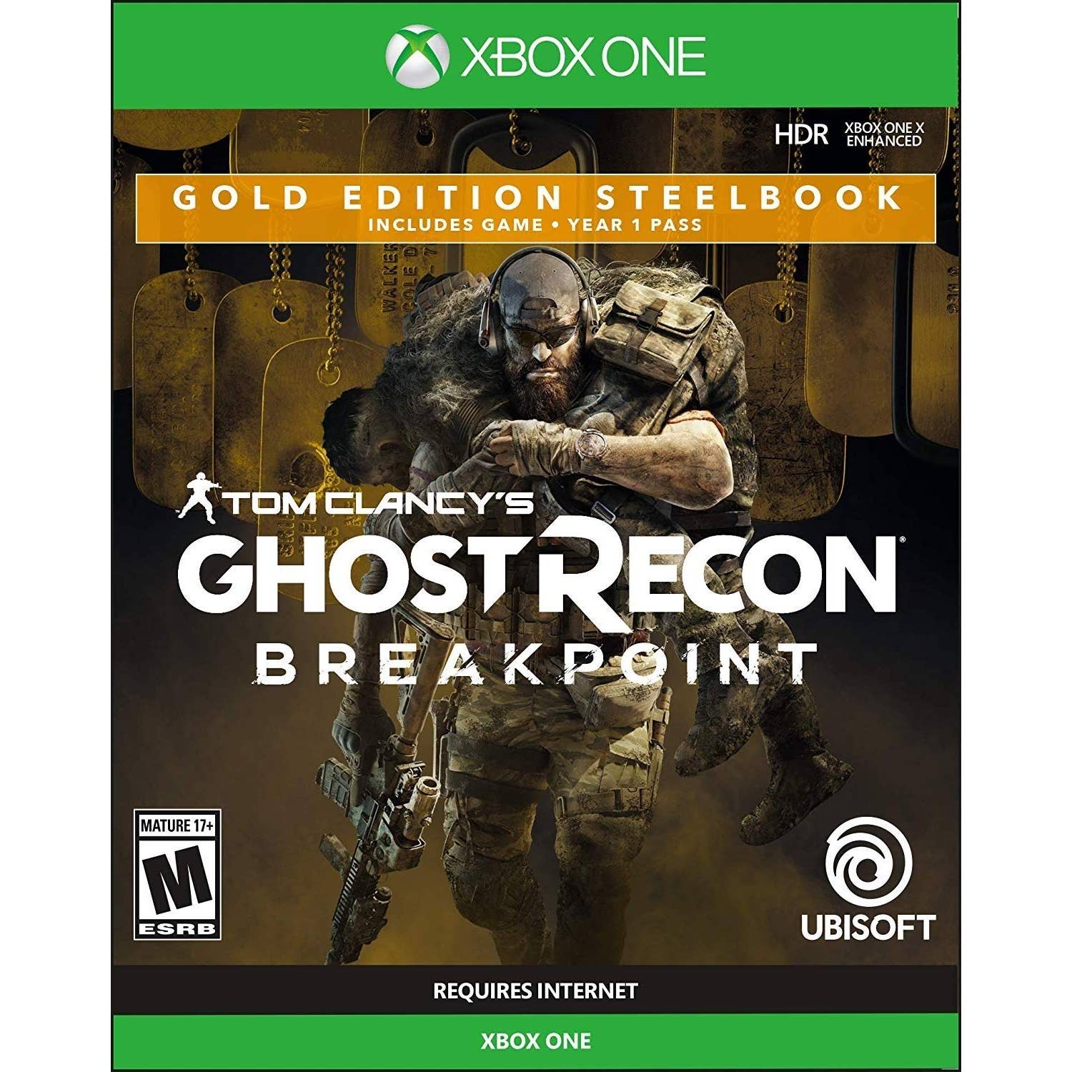 Ubisoft- UBP50422225 Tom Clancy's Ghost Recon Breakpoint Steelbook Gold Edition - Xbox One