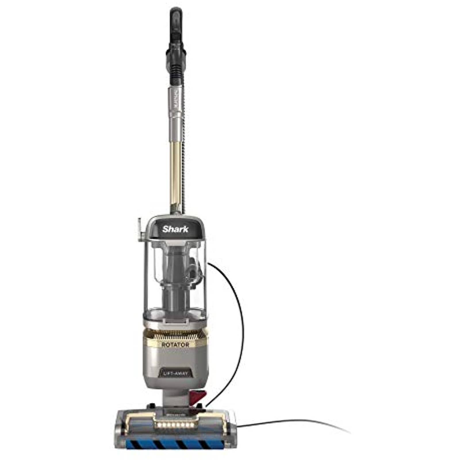 Shark - LA502 Rotator Lift-Away ADV DuoClean Engage Upright Vacuum with Self-Cleaning Brushroll - Silver