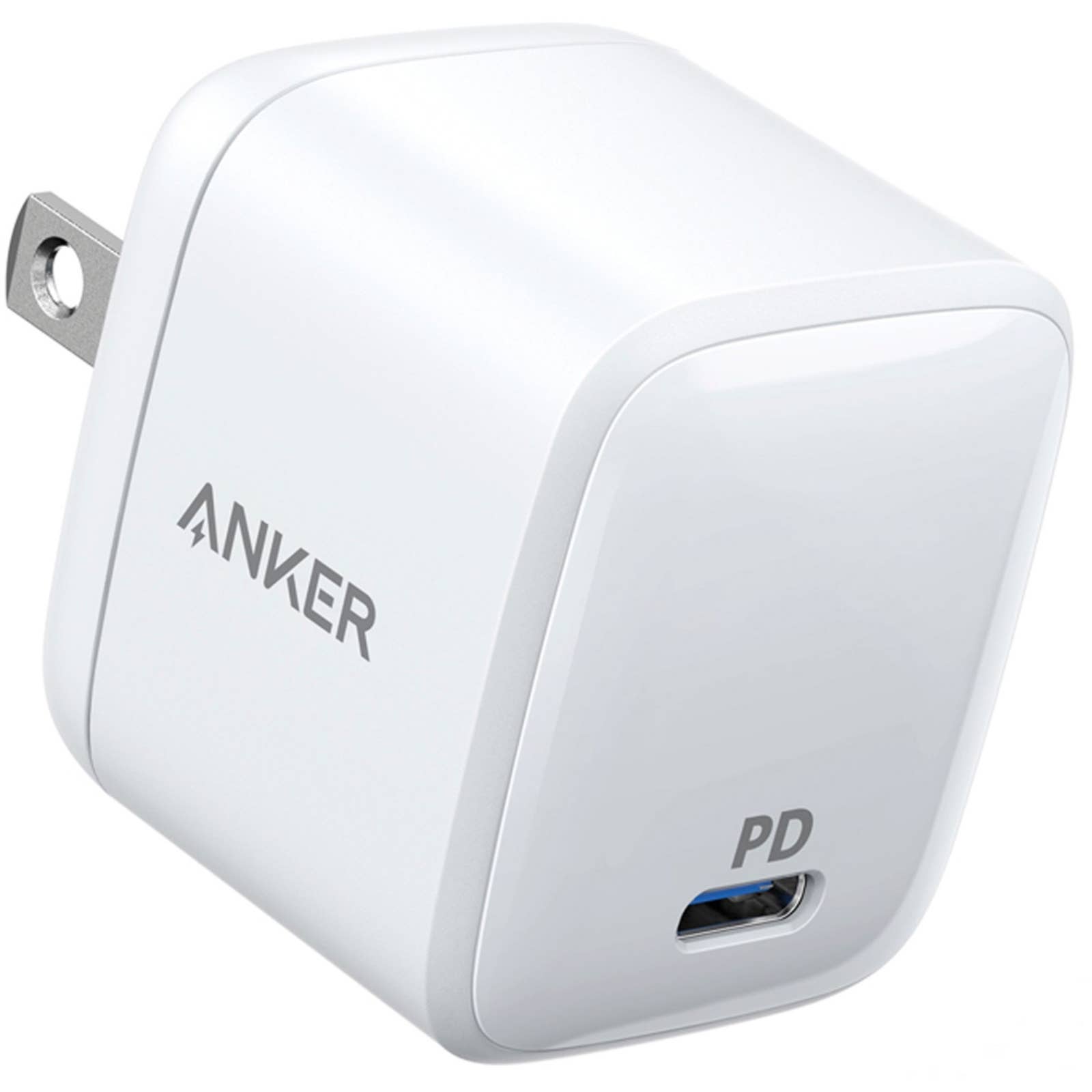 Anker - B2017J23-1 PowerPort PD 30W Bundle with USB C to C Cable 6ft - White