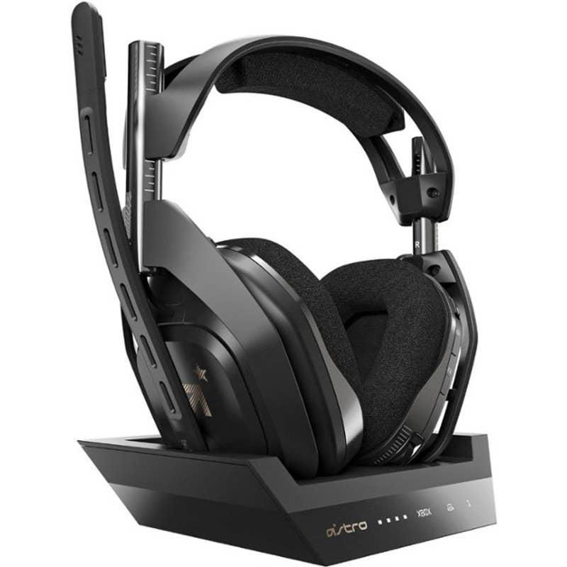 Astro Gaming - A50 Wireless Dolby Atmos Over-the-Ear Gaming Headset for Xbox Series X|S, Xbox One, and PC with Base Station - Black