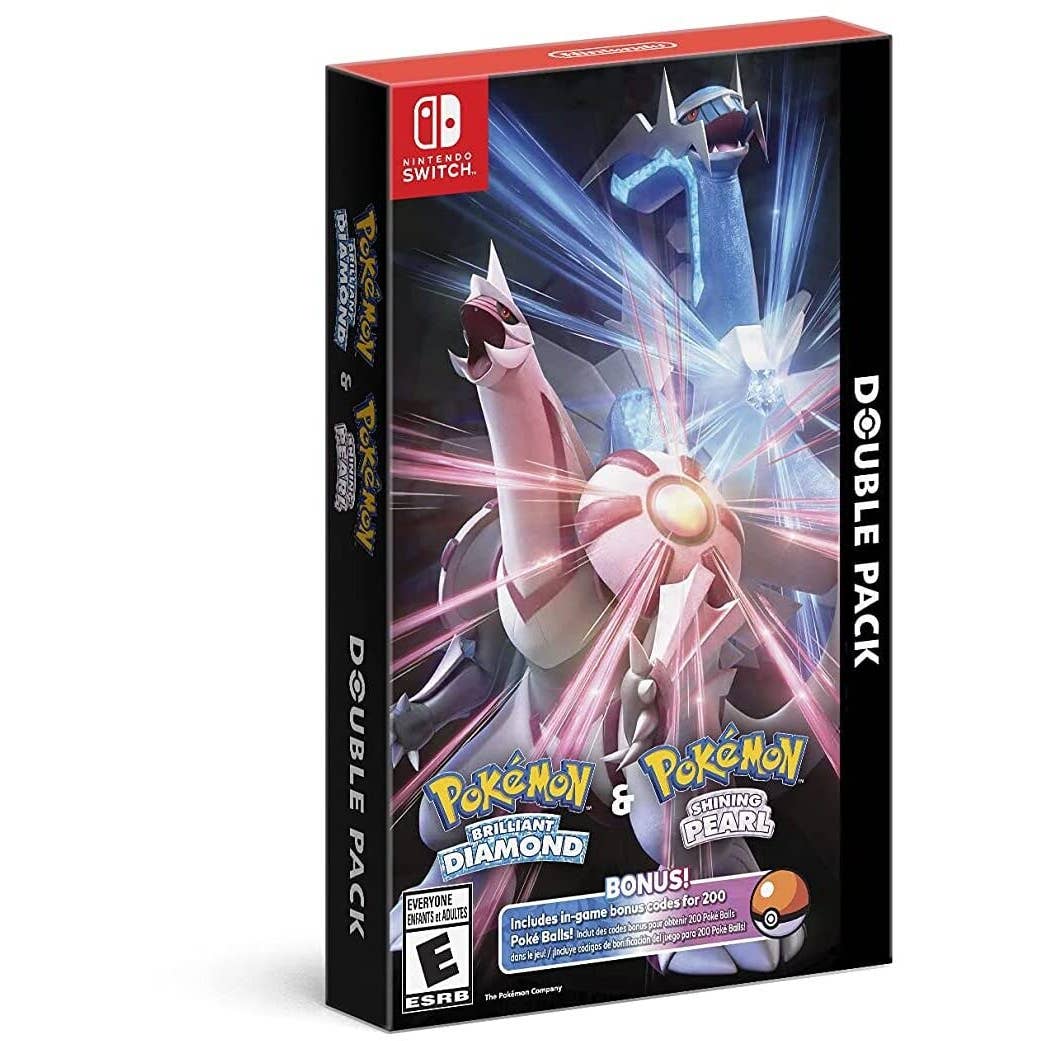 Nintendo- TBD Pokémon Brilliant Diamond & Pokémon Shining Pearl Double Pack - Nintendo Switch