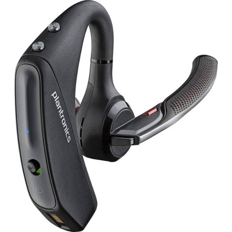 Plantronics -  203600-63 Voyager 5220 Bluetooth Headset with Amazon Alexa - Black