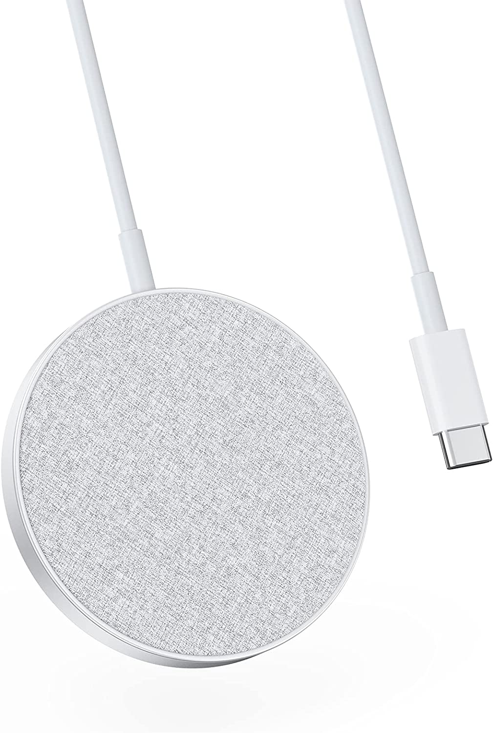 Anker - A2566H41-1 PowerWave Select+ Magnetic Charging Pad - Silver