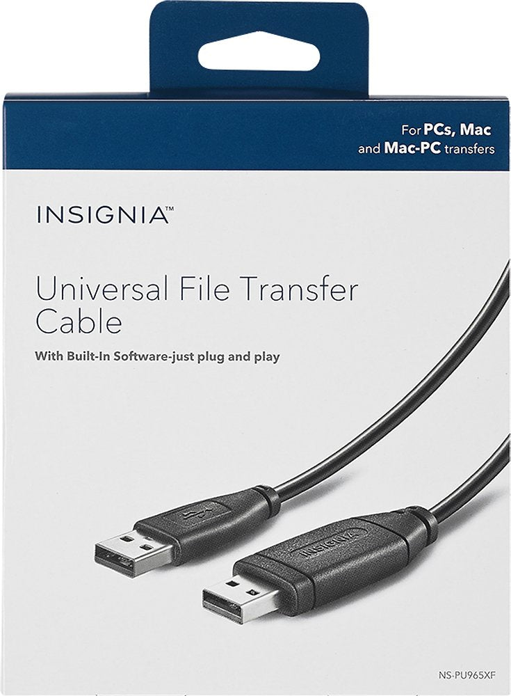 Insignia™ - NS-PU965XF 6' USB 2.0 Transfer Cable - Black