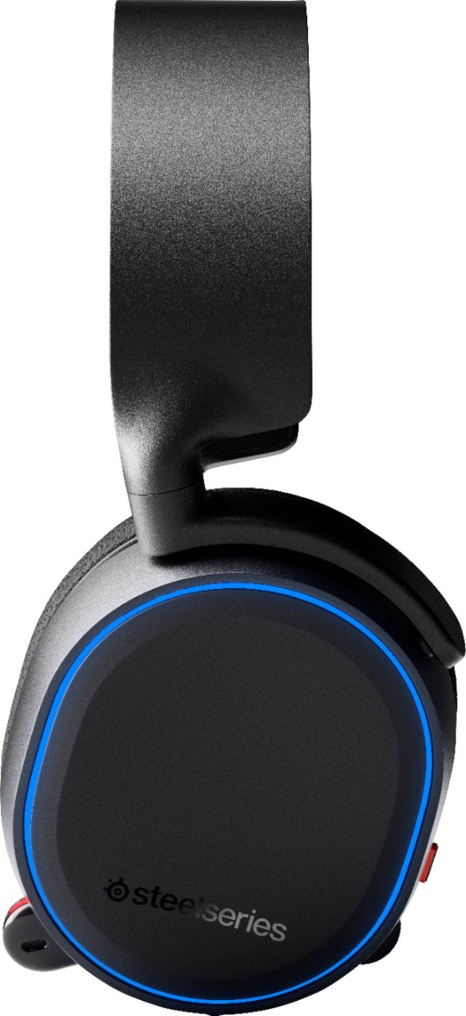 SteelSeries - 61504 Arctis 5 Wired DTS Headphone Gaming Headset for PC, PS5, and PS4 - Black