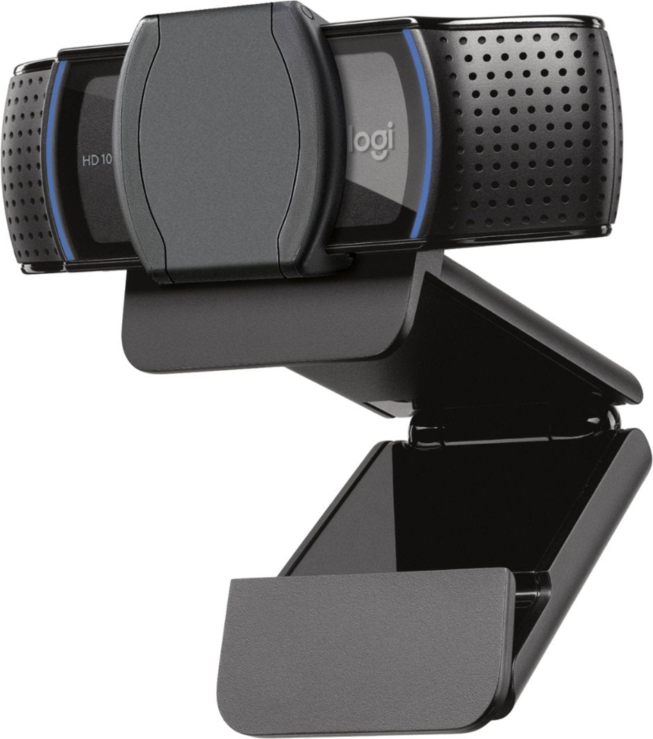 Logitech - 960-001257 C920s Pro 1080 Webcam with Privacy Shutter - Black