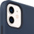 Apple - MHL43ZM/A iPhone 12 and iPhone 12 Pro Silicone Case with MagSafe - Deep Navy