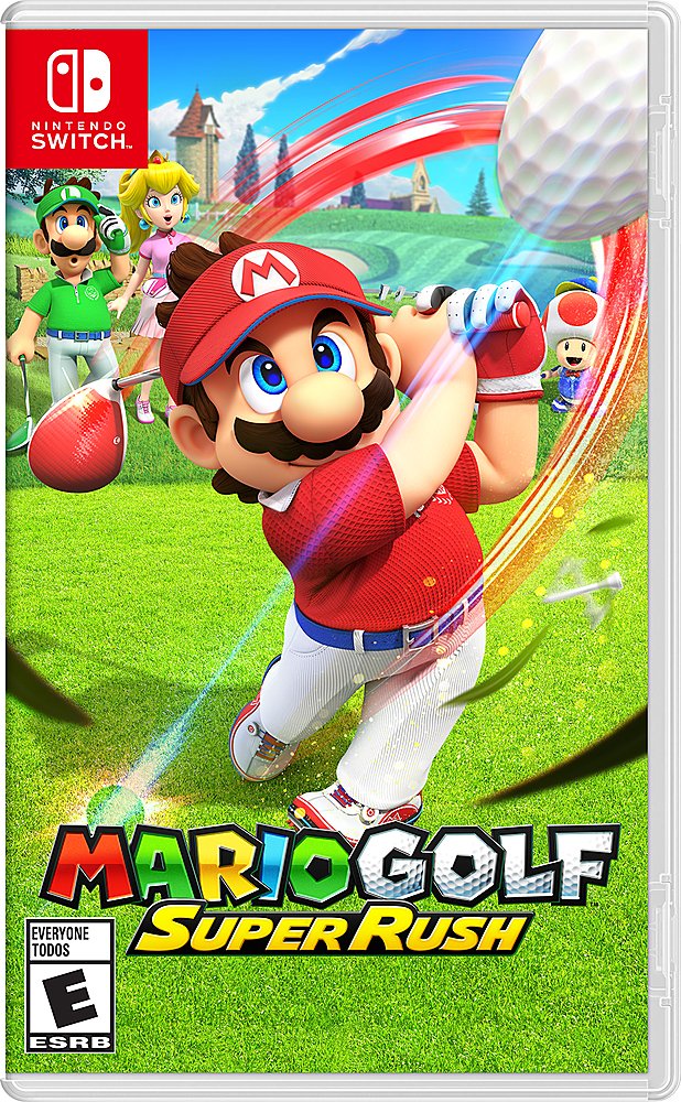 Nintendo - HACPAT9HA Mario Golf: Super Rush - Nintendo Switch Lite, Nintendo Switch