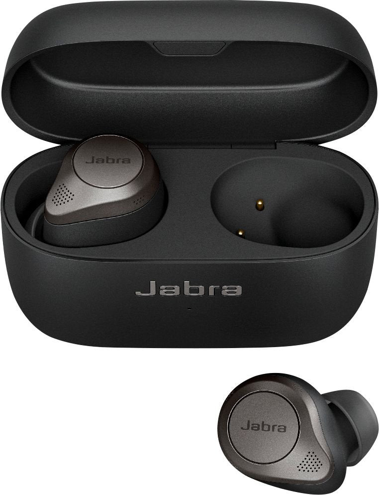 Jabra - 100-99190000-02 Elite 85t True Wireless Advanced Active Noise Cancelling Earbuds - Titanium Black