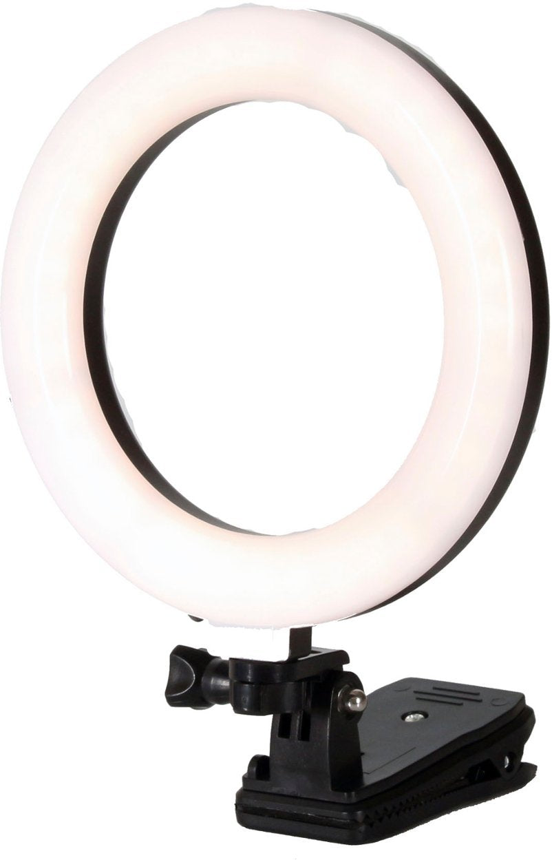 Sunpak - VGC-LEDRGB-6R-CO Rainbow Ring Light with Adjustable Clip Mount