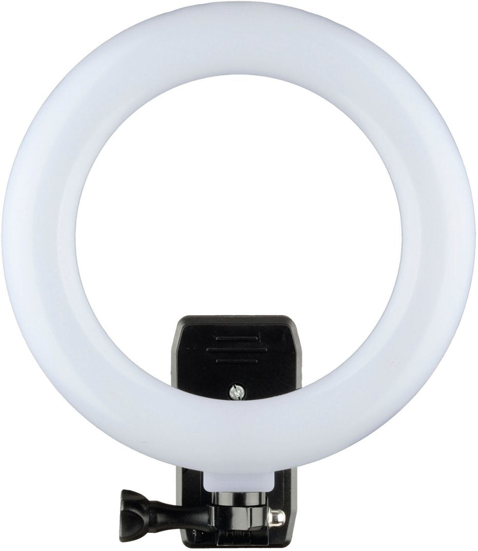 Sunpak - VGC-LEDRGB-6R-CO Rainbow Ring Light with Adjustable Clip Mount