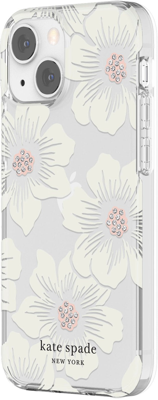 kate spade new york - KSIPH-187-HHCCS Protective Hardshell Case for iPhone 13 Mini and iPhone 12 Mini - Hollyhock