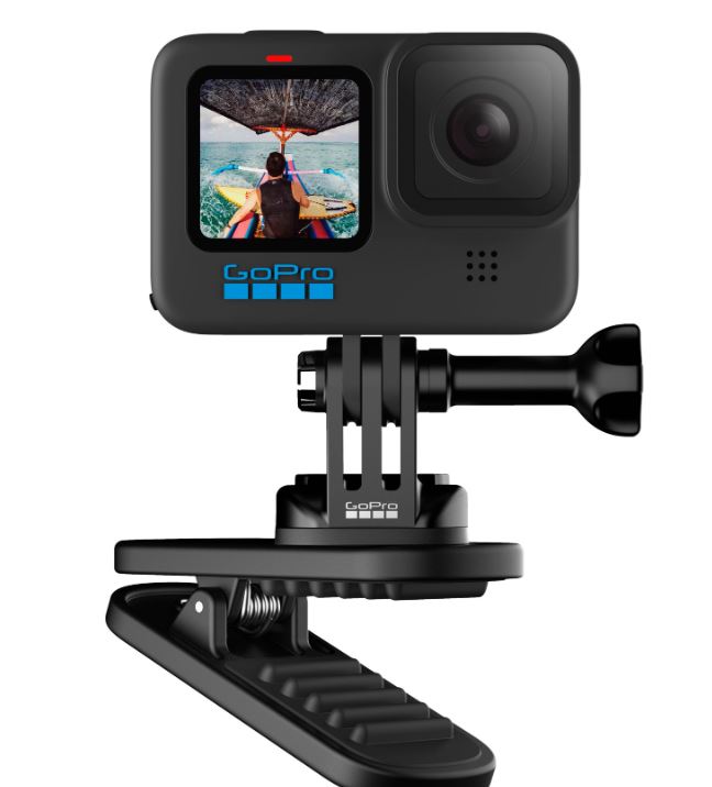 GoPro - ATCLP-001 Magnetic Swivel Clip for All GoPro Cameras- Black