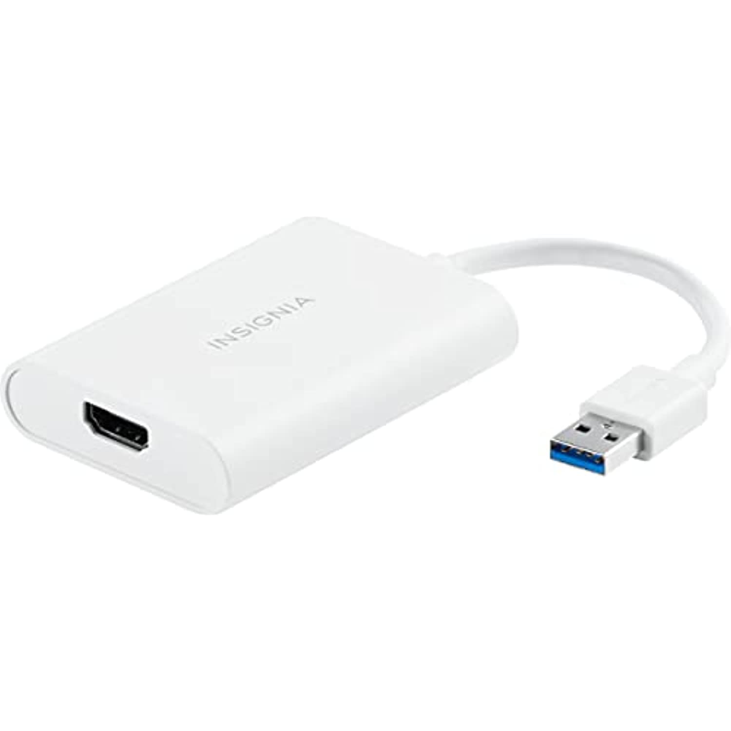 Insignia™ - NS-PCA3H USB to HDMI Adapter - White