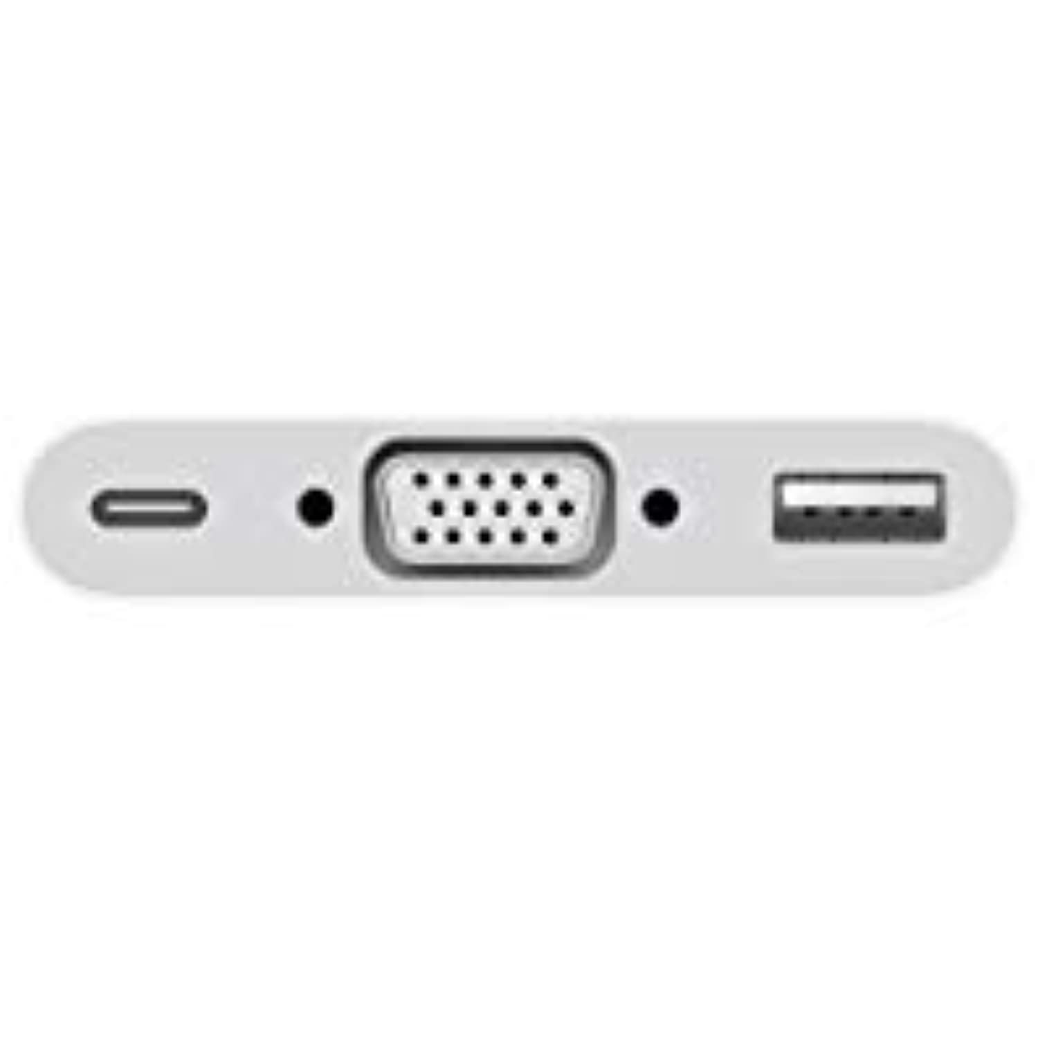 Apple - MJ1L2AM/A USB-C VGA Multiport Adapter - White