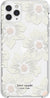 kate spade new york - KSIPH-132-HHCCS Protective Hard Shell Case for Apple® iPhone® 11 Pro Max - Cream With Stones/Hollyhock Floral Clear