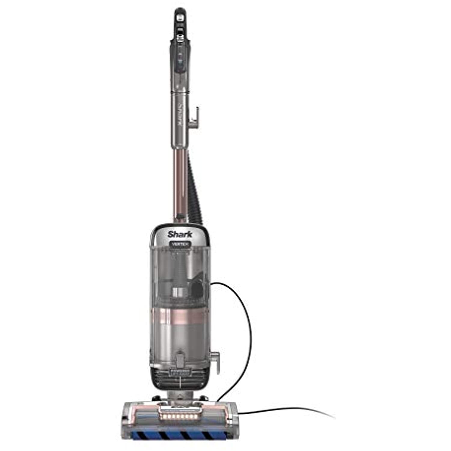 Shark - AZ2002 Vertex DuoClean PowerFin Upright Vacuum with Powered Lift-Away and Self-Cleaning Brushroll- Rose Gold