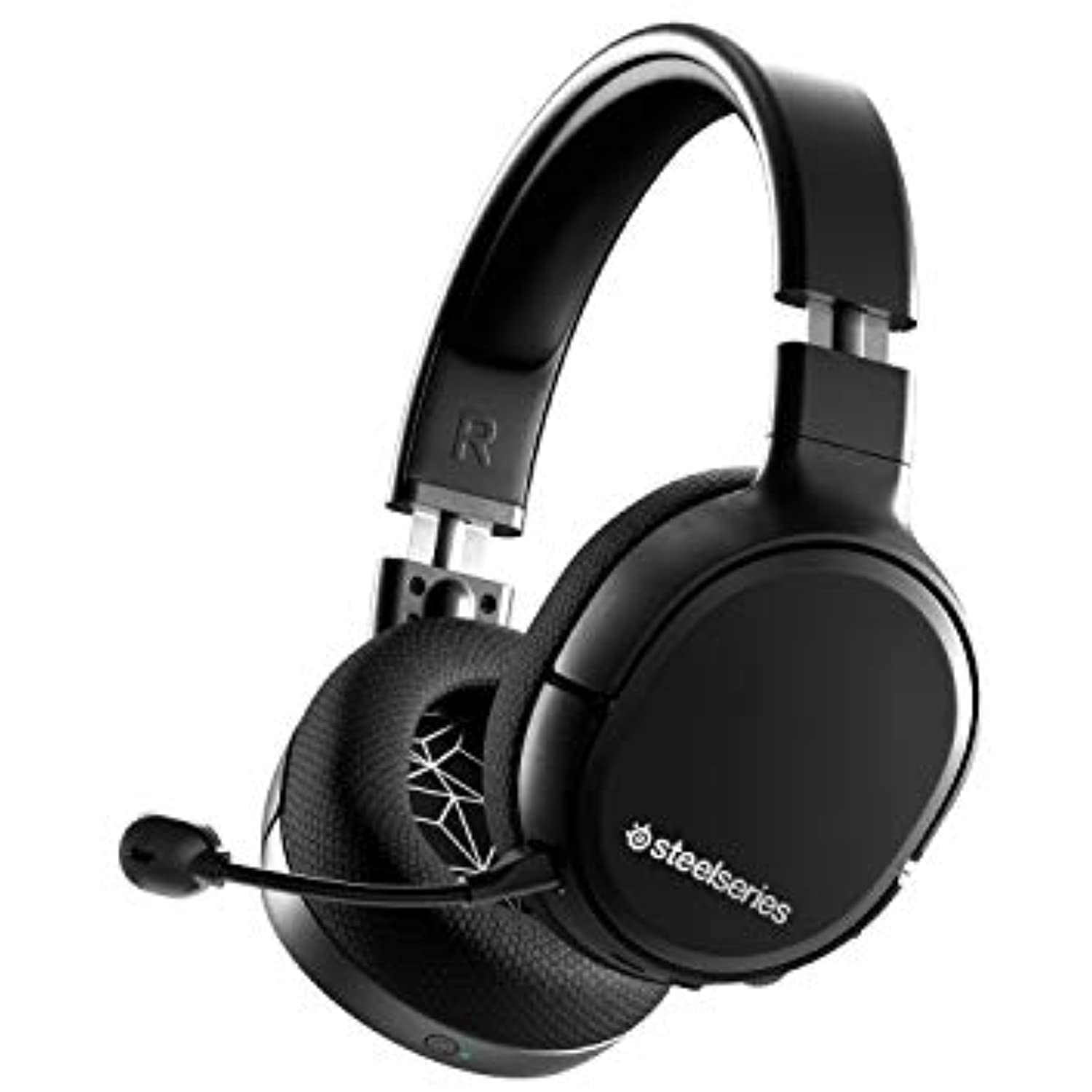 SteelSeries - 61512 Arctis 1 Wireless Gaming Headset – USB-C – Detachable Clearcast Microphone – for PC, PS4, Nintendo Switch and Lite, Android – Black