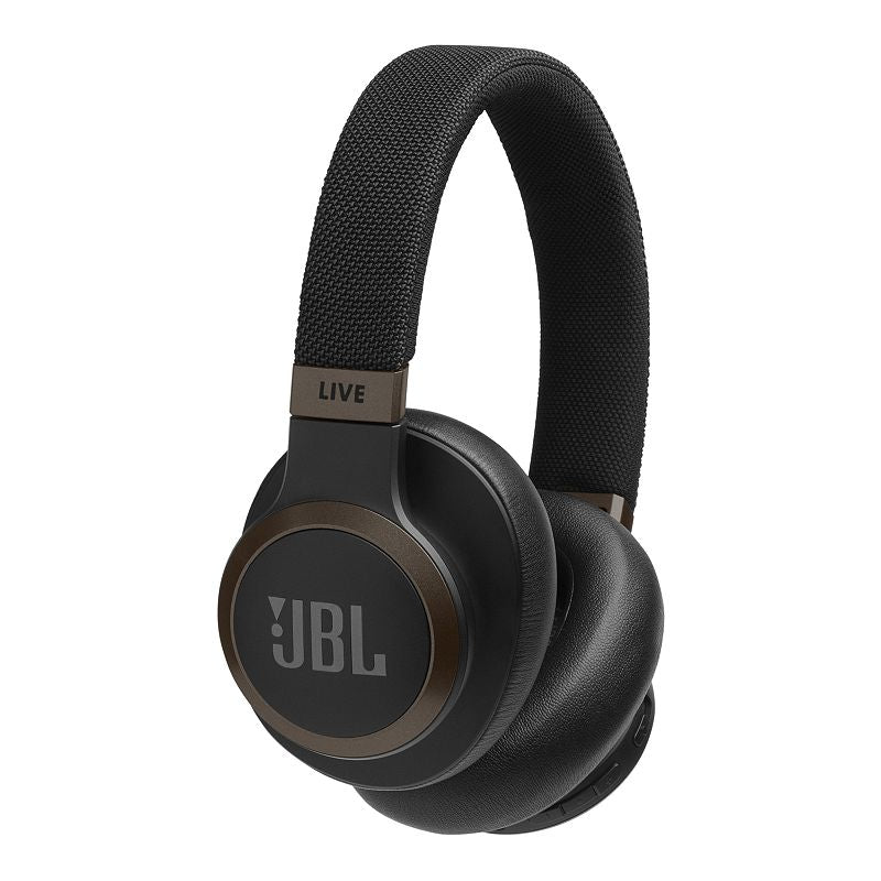 JBL - JBLLIVE650BTNCBAM LIVE 650BTNC Wireless Noise Cancelling Over-the-Ear Headphones - Black