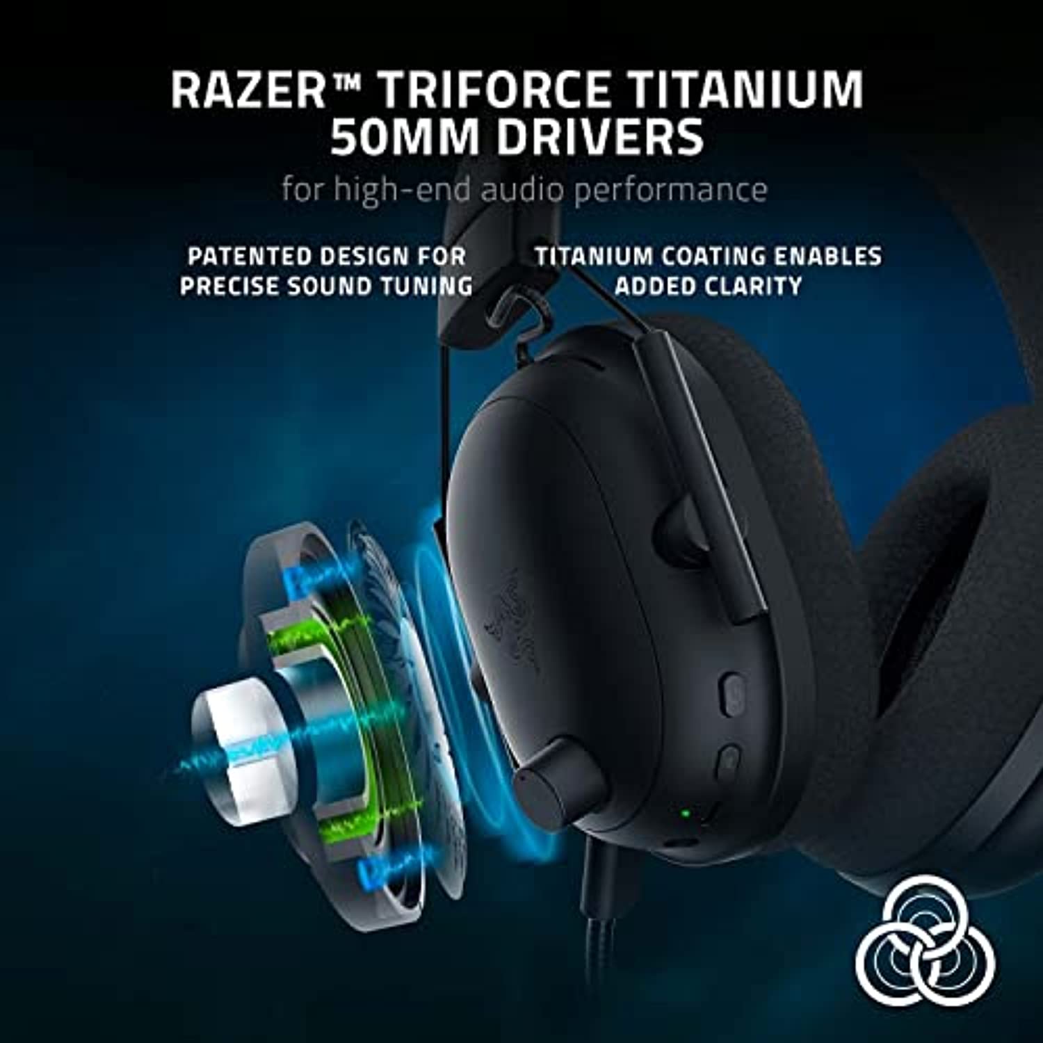  Razer BlackShark V2 Pro Wireless Gaming Headset: THX 7.1  Spatial Surround Sound - 50mm Drivers - Detachable Mic - for PC, PS5, PS4,  Switch - Six Siege Special Edition : Video Games
