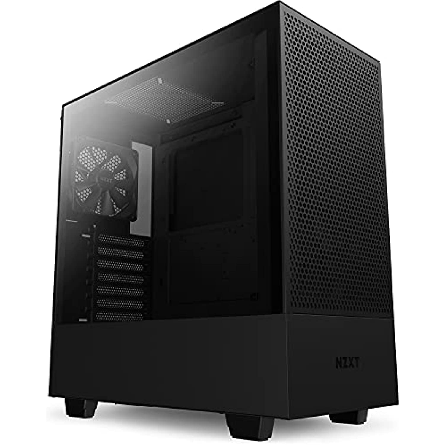 NZXT H510 Flow - CA-H52FB-01 Compact ATX Mid-Tower PC Gaming Case - Black
