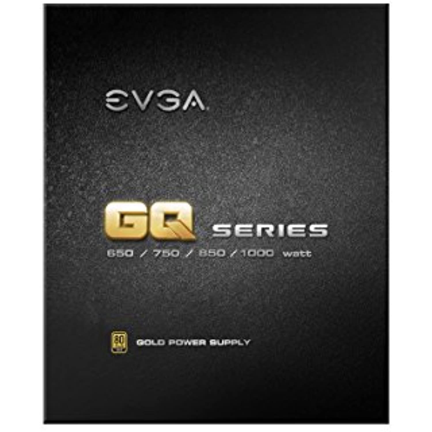 EVGA - 210-GQ-0850-V1 GQ Series 850W ATX12V/ EPS12V 80 Plus Gold Modular Power Supply - Black