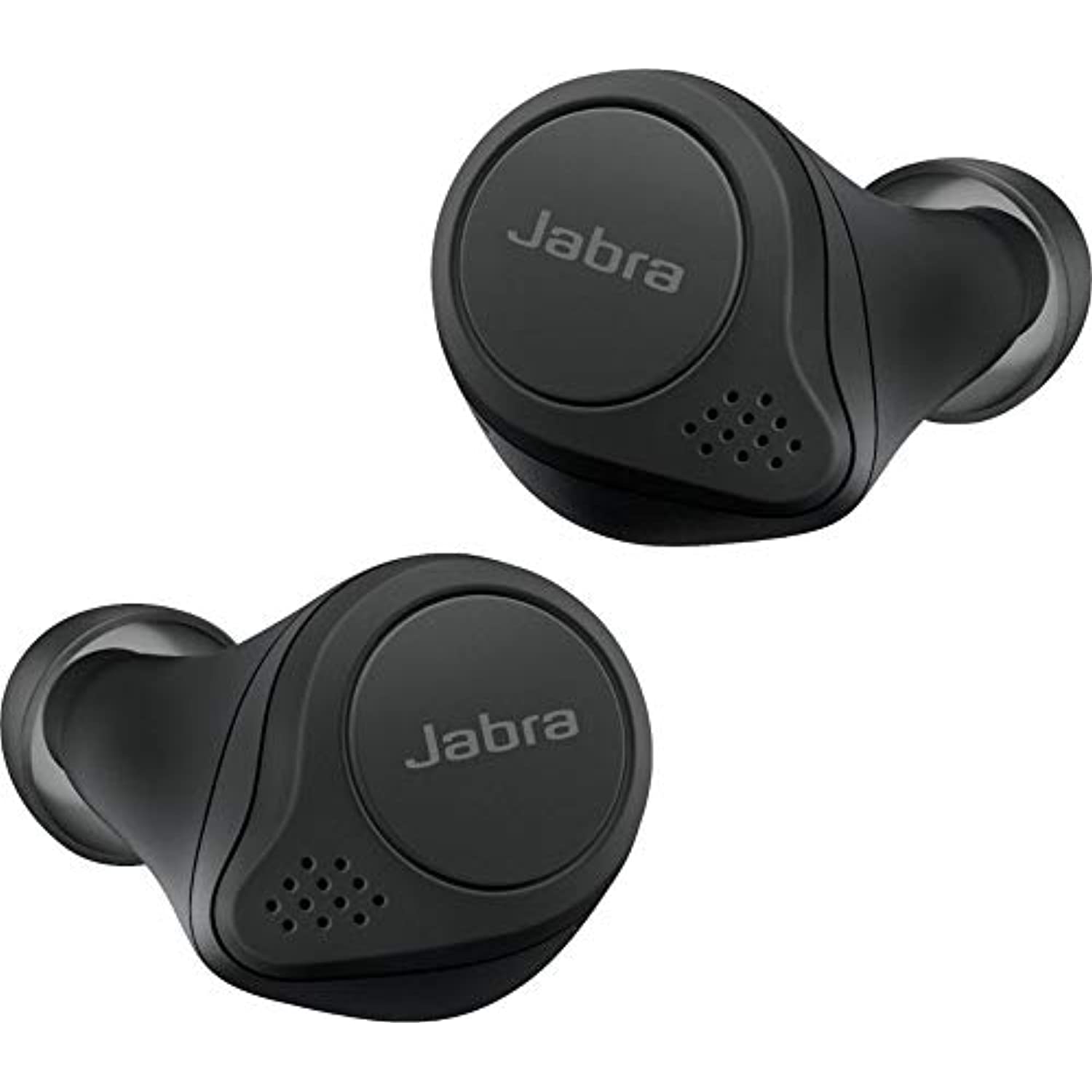 Jabra - 100-99090001-14 Elite 75t True Wireless Active Noise Cancelling In-Ear Headphones - Black