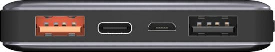 Energizer - UE10015PQ Ultimate Lithium 10,000mAh 18W Fast Charge Portable Charger/Power Bank QC 3.0 & PD 3.0 for Apple, Android & USB Devices - Gray
