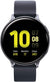 Samsung - SM-R830NZKAXAR/ SM-R820NZKAXAR Galaxy Watch Active2 Smartwatch Aluminum - Aqua Black