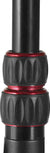 Sunpak - 620-601BB TravelLite Pro Reverse Folding 63" Tripod - Black with red accents