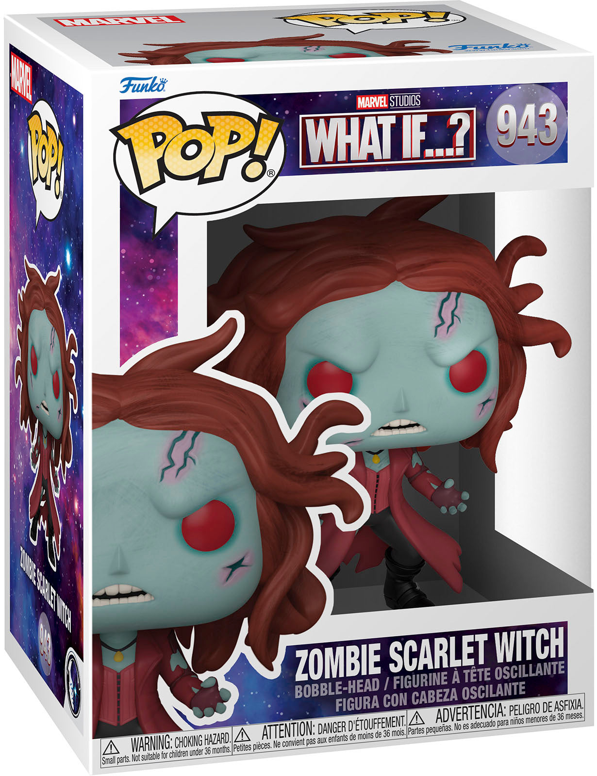 Funko -57378 POP: What If S2- Zombie Scarlet Witch