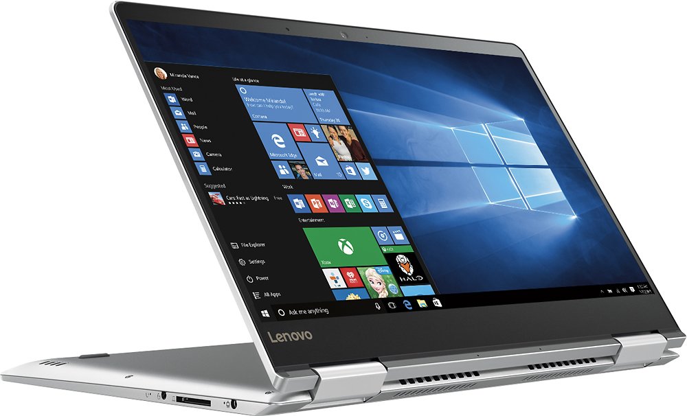 Lenovo - 80V4000GUS Yoga 710 2-in-1 14" Touch-Screen Laptop - Intel Core i5 - 8GB Memory - 256GB Solid State Drive - Silver