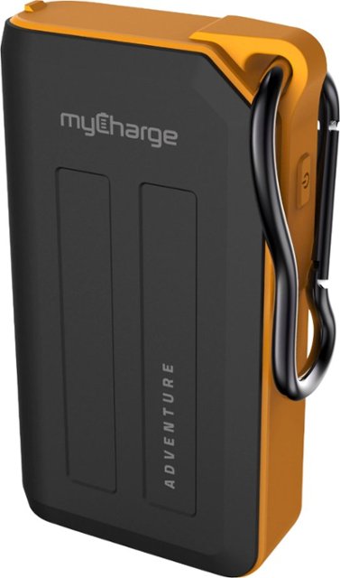 myCharge - AVC67E Adventure Plus 6,700 mAh Portable Charger for Most USB-Enabled Devices - Orange/black