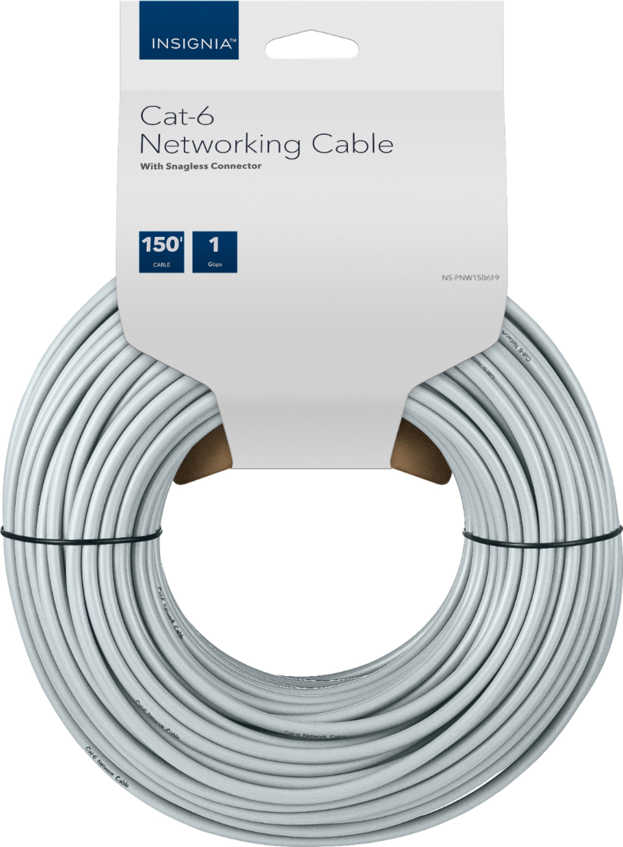 Insignia™ - Cat-6 Ethernet Cable - Gray