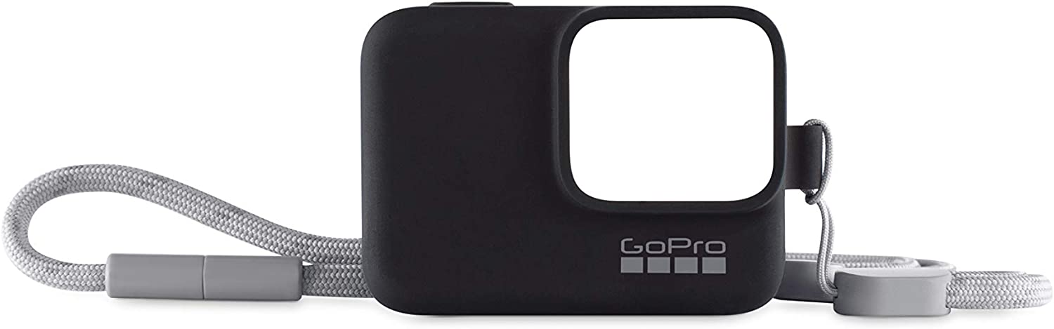 GoPro - ACSST-001 Sleeve + Lanyard in Blackout (HERO7 Black) - Official GoPro Accessory