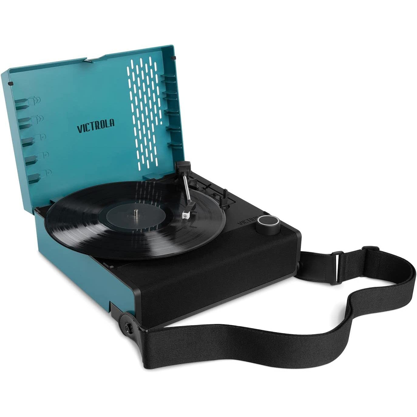 Victrola - VSC-750SB-BLU Revolution GO Portable Rechargeable Record Player - Blue