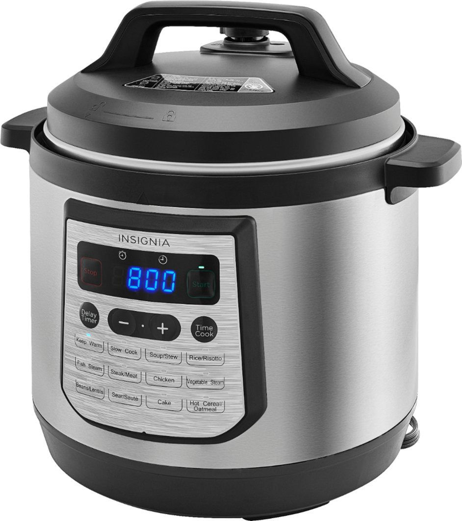 Insignia™ - NS-MC80SS9 8qt Digital Multi Cooker - Stainless Steel