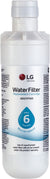 LG - LT1000PC Water Filter for Select LG Refrigerators - White