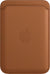 Apple - MHLT3ZM/A iPhone® Leather Wallet with MagSafe - Saddle Brown