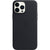 Apple - MM1R3ZM/A iPhone 13 Pro Max Leather Case with MagSafe - Midnight