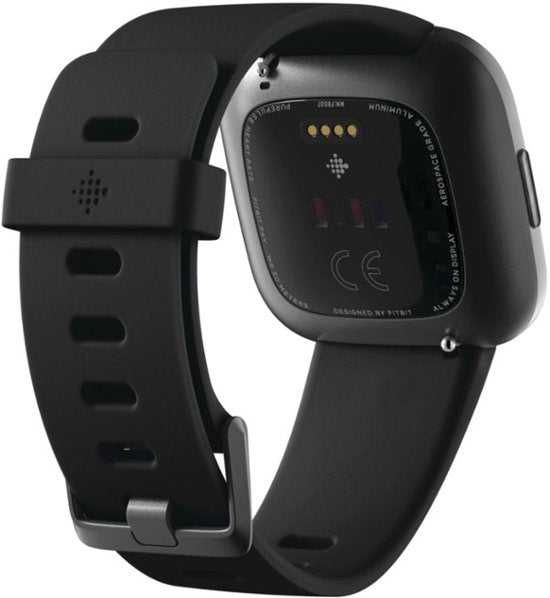 Fitbit - FB507BKBK Versa 2 Health & Fitness Smartwatch - Carbon