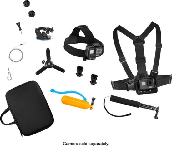 Platinum™ - PT-GPK21 Essential Accessory Kit for GoPro Action Cameras- Black