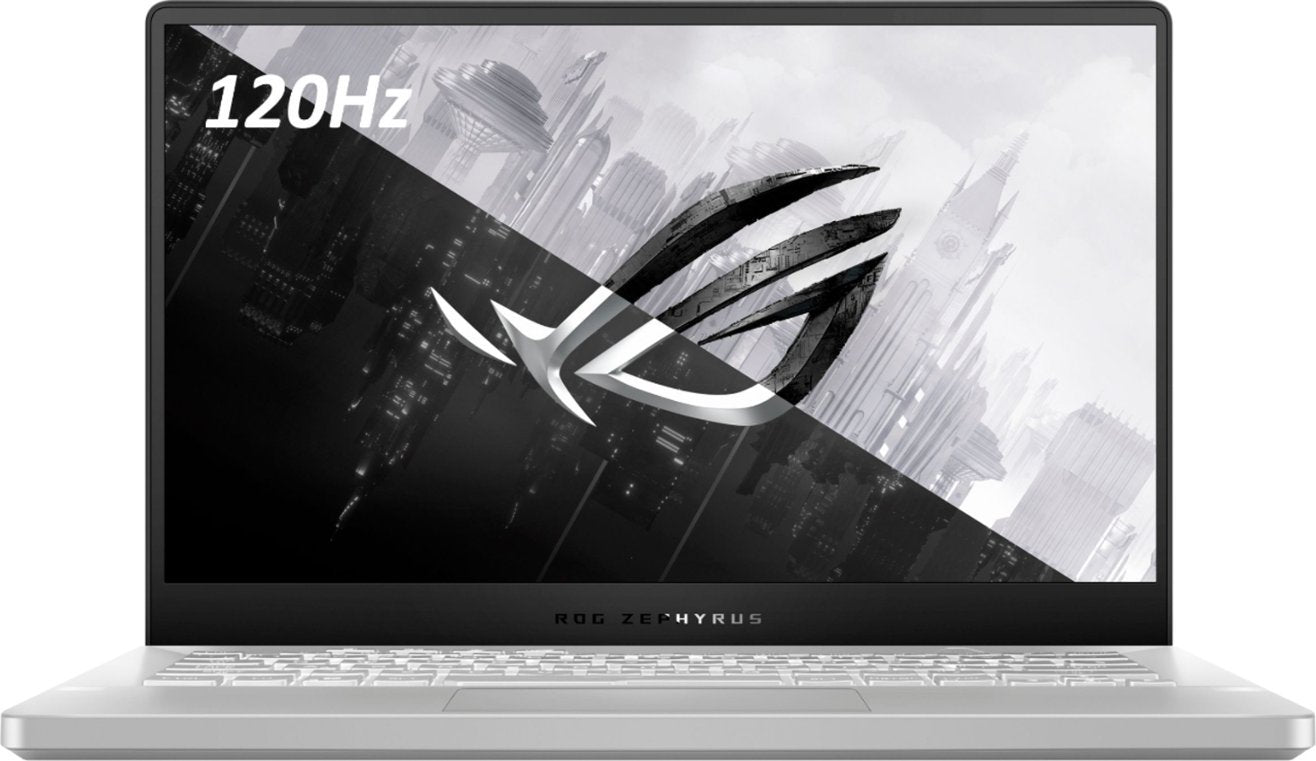 ASUS - GA401IV-BR9N6 ROG Zephyrus G14 14" Gaming Laptop - AMD Ryzen 9 - 16GB Memory - NVIDIA GeForce RTX 2060 Max-Q - 1TB SSD - Moonlight White